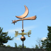 Shooting Star and Moon Weathervane
