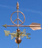 Peace Sign Weather vane