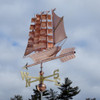 tall ship weathervane