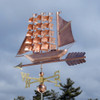 tall ship weathervane