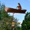 Man Rowing Boat Weather vane