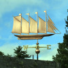 Large Sailboat Weather vane