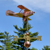 Biplane Airplane Weathervane