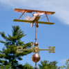 Biplane Airplane Weathervane