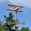 Biplane Airplane Weathervane