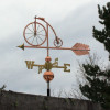 High Wheel Bicycle Weathervane