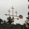 Large Three Crosses Weathervane