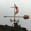 Methodist Cross and Flame Weathervane