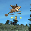 Flying Pig Weather vane