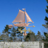 Sloop Weather vane