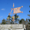 Banner Weathervane with Letter of Choice