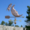 Cow Jumping Over the Moon Weather vane