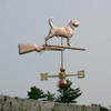 Beagle with Shotgun Weathervane