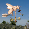 Grand Honey Bee and Flower Weathervane
