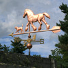 Draft Horse and Dog Weathervane