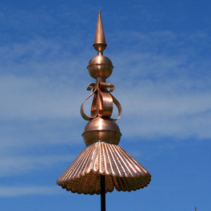 Copper Finial Handmade in USA Copper Finials