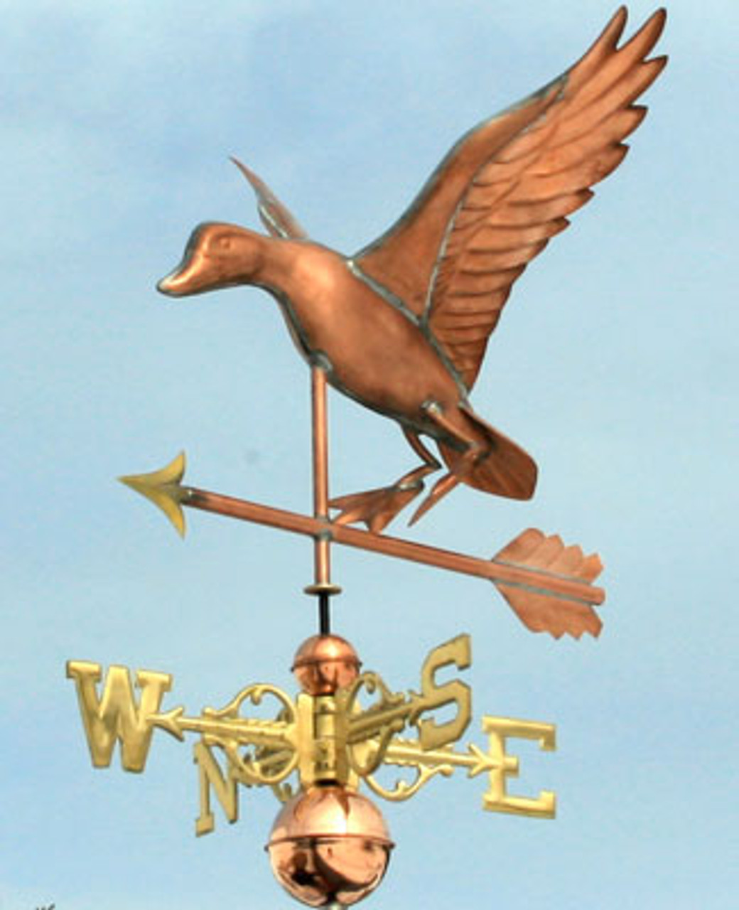 Duck Weathervane Handmade in USA Weathervanes