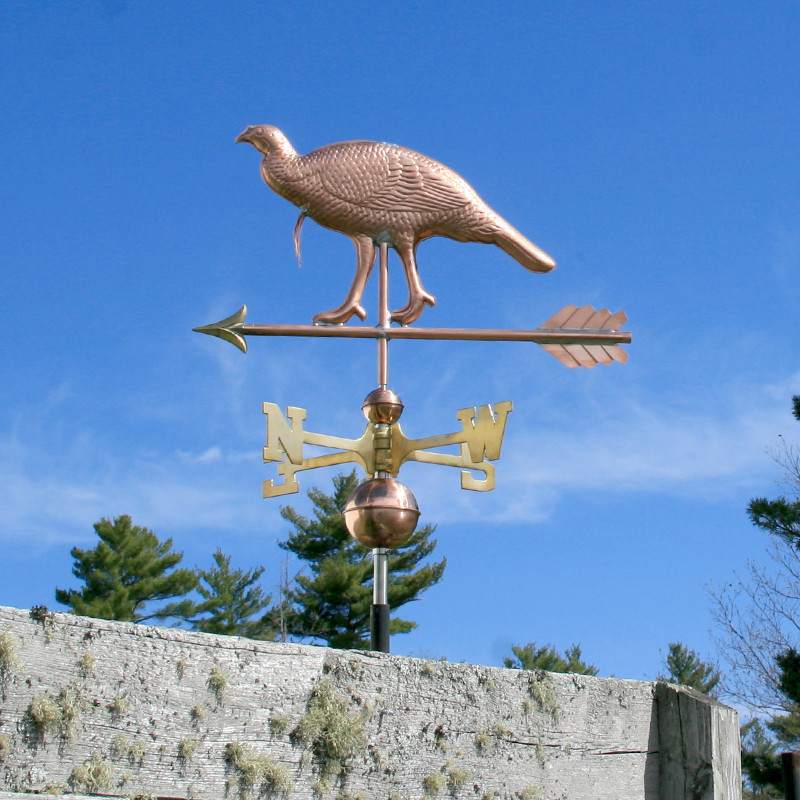 Turkey Weathervane - Handmade in USA - Turkey weathervanes