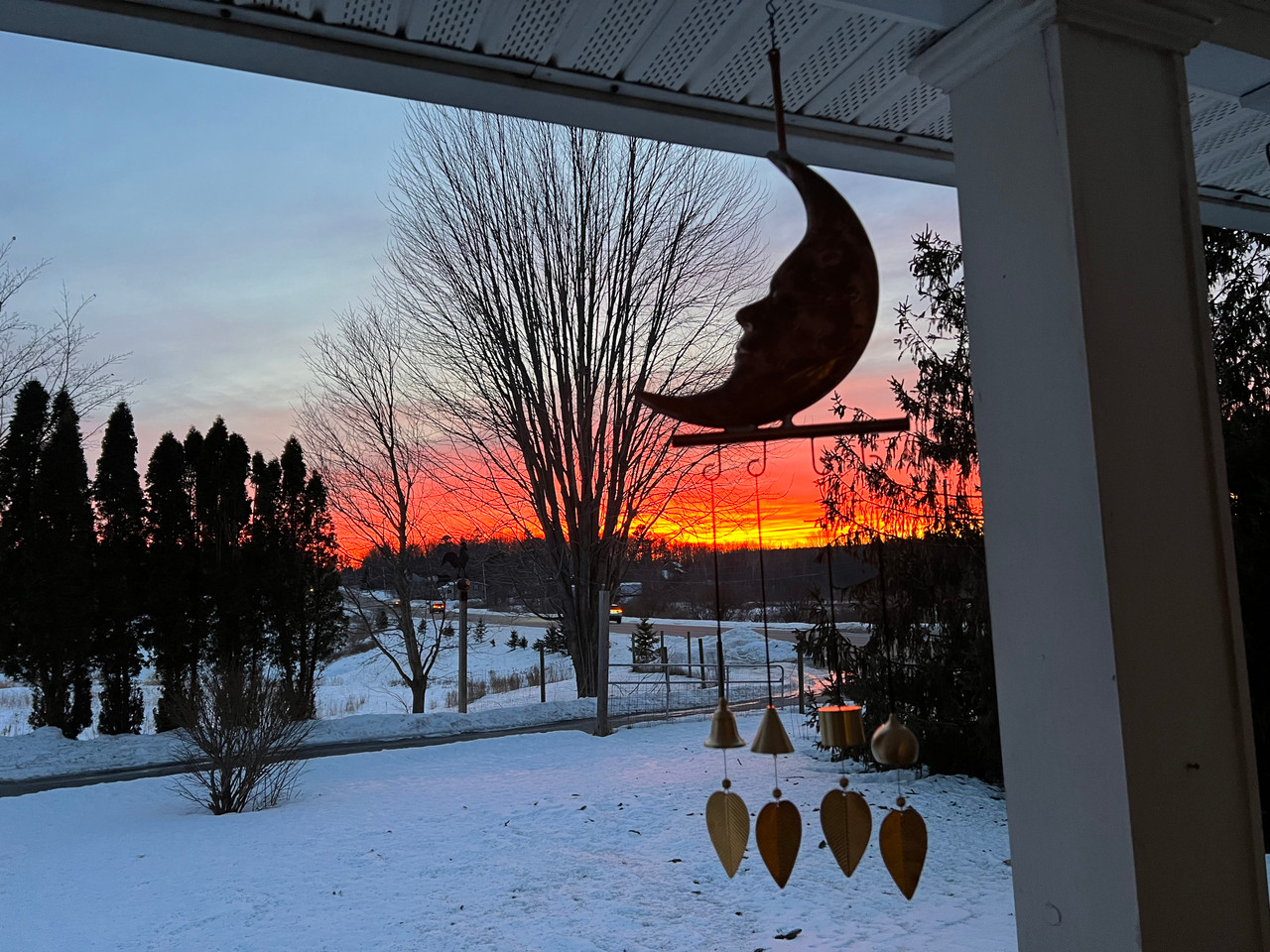 Moon Wind Chimes - Made in USA - Wind Chimes
