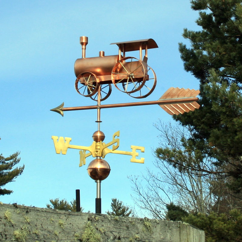 Steam Tractor Weathervane Handmade in USA