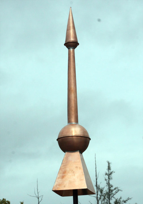 Copper Rooftop Finial