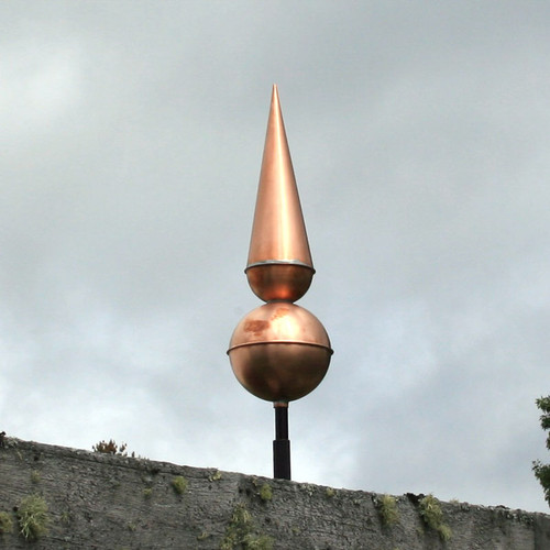 Copper Rooftop Finial