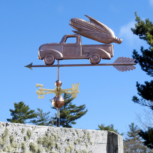 Truck with Corn Weathervane