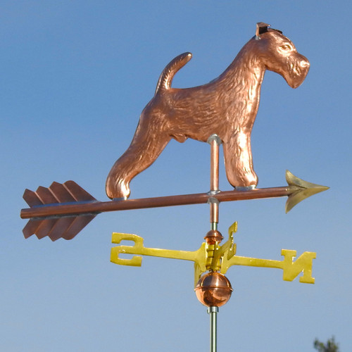 fox terrier weathervane