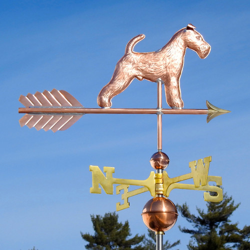 fox terrier weathervane