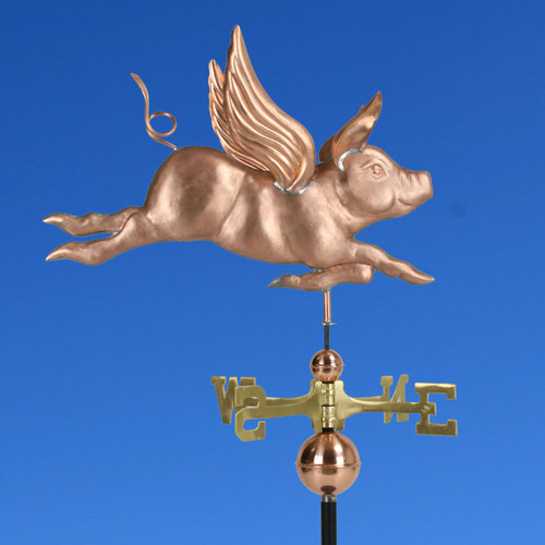 Flying Pig Weather vane
