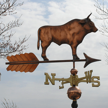Bull Weather vane