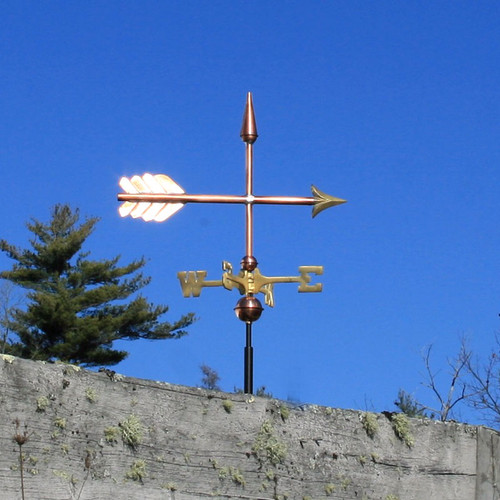 Copper Small Arrow Weathervane