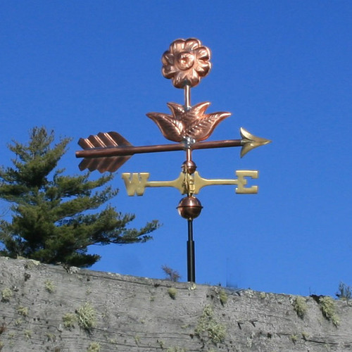 Flower Weather vane