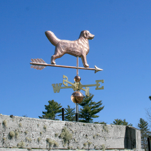 Golden Retriever Weather vane