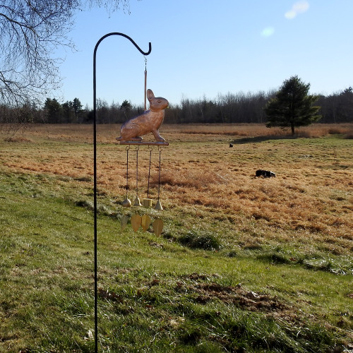 Copper Rabbit Wind Chimes