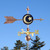 Star and Crescent Moon Weather vane
