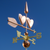 Handmade Love Hearts Weathervane Home Decor