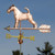 fox terrier weathervane