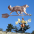 Handcrafted Copper Australian Shepherd Weathervane