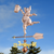 Handcrafted Pig with Beer Mug Weather Vane