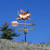 Copper Small Flying Pig Weathervane