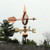 Oval Arrow Sphere Weather vane