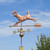 Copper Running Whitetail Deer Weathervane