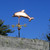 Copper Small Dolphin Weathervane