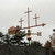 Copper Large Three Crosses Weathervane