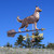 Copper German Shepherd Weathervane