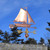 Copper Sailboat Weathervane