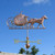 Copper Horse and Pumpkin Carriage Weathervane