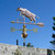 Copper Jumping Cow Weathervane