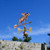 Copper Flying Cow Weathervane